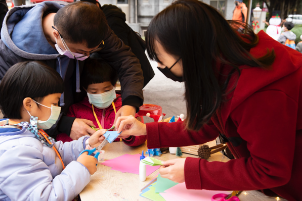 親子共學體驗活動中，最受小朋友喜愛。 圖：新北市青年局提供