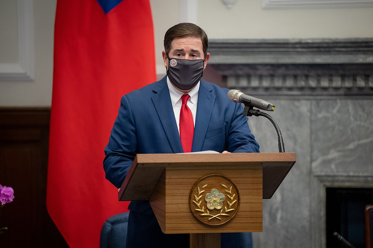 美國亞利桑納州州長杜希（Doug Ducey） 圖：總統府提供