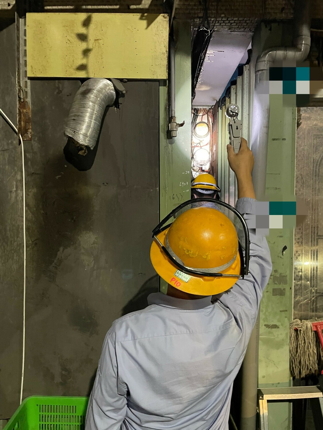 斷電不手軟。 圖：新北市城鄉局提供