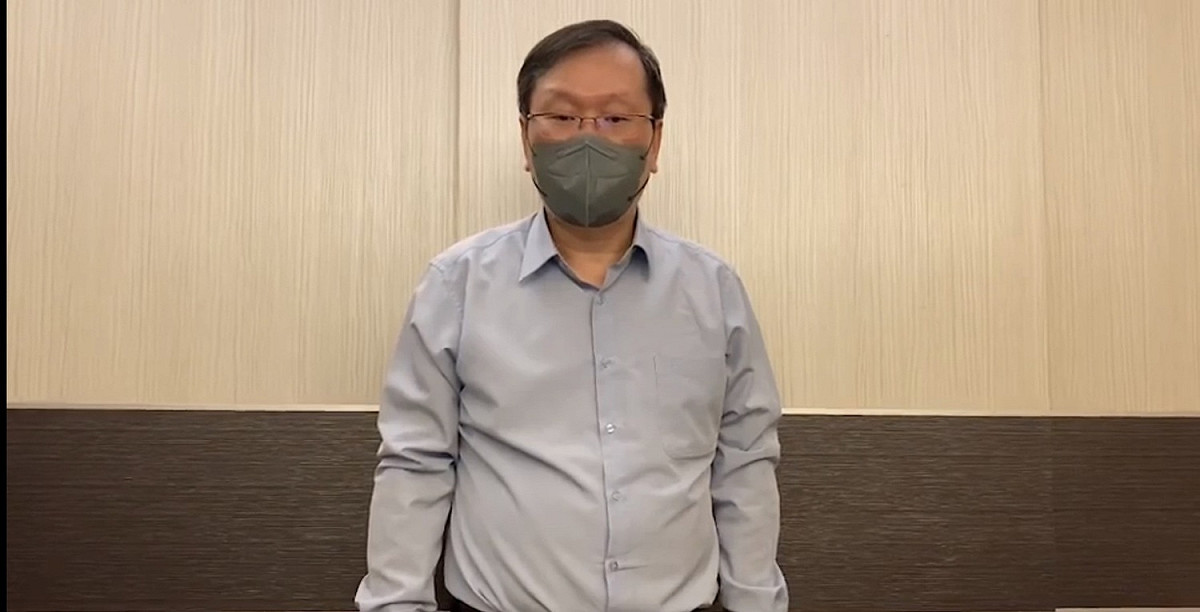 中央流行疫情指揮中心發言人莊人祥。 圖：中央流行疫情指揮中心/提供