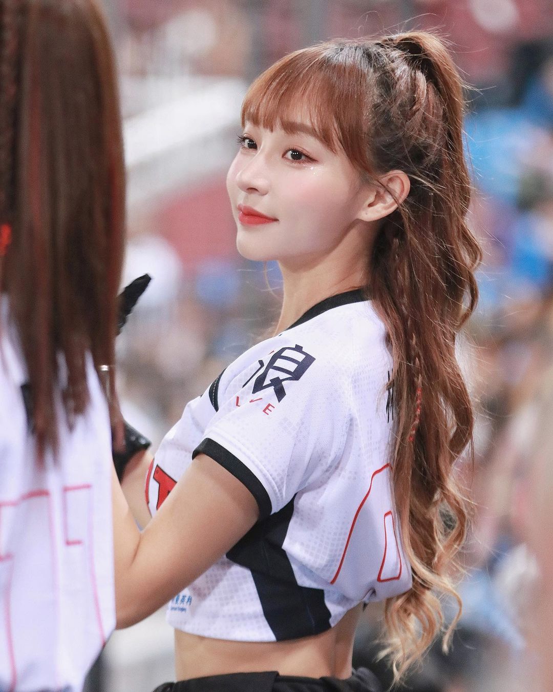林襄是中職啦啦隊「Rakuten Girls樂天女孩」的人氣成員。 圖：翻攝自IG/95_mizuki
