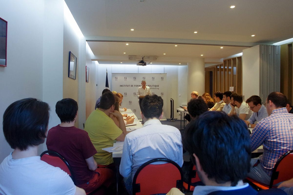 法國的右翼政治培訓學院「Institut de Formation Politique（ IFP ）。 圖：翻攝自IFP臉書（資料照）