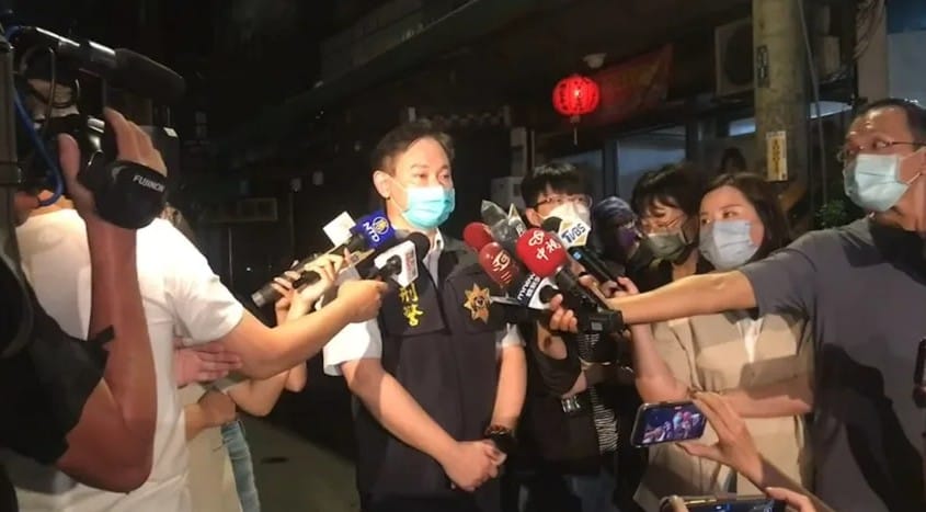 永和分局偵查隊長李志祥說明案情。 圖：永和警分局提供