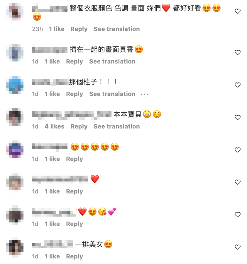 網友也紛紛在影片下留言互動。 圖：翻攝自琳妲IG