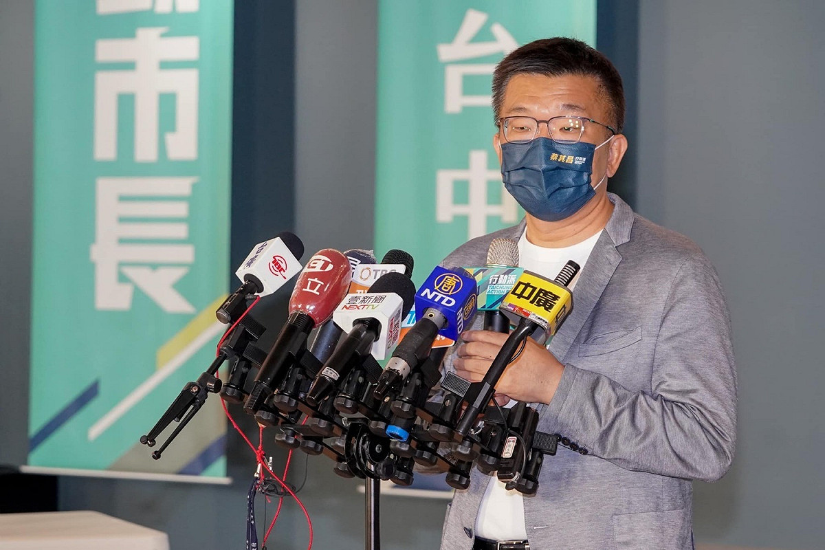 民進黨台中市長參選人蔡其昌。 圖: 翻攝自蔡其昌臉書