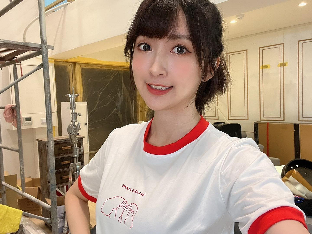 實況主「小熊Yuniko」。 圖：翻攝自小熊臉書