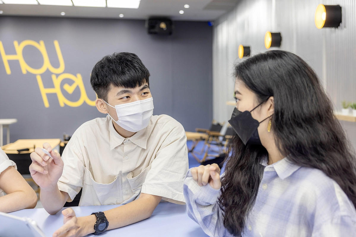 侯友宜選舉辦公室團隊有不少政治實習生成員，各式活動都由成員間互相討論而成。 圖：侯選辦提供