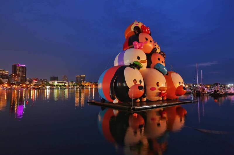 米奇與好朋友CHILL遊台南。 圖：台南市觀旅局/提供