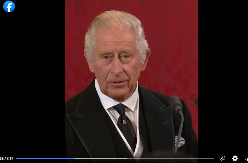 英國國王查爾斯三世（King Charles III）。 圖：翻攝The Royal Family臉書