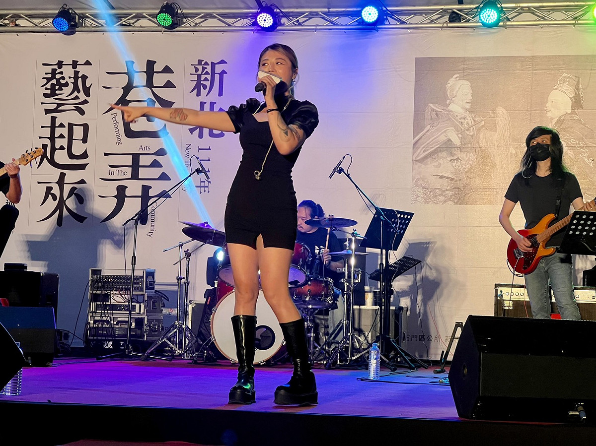 巷弄藝起來前進斬龍山遺址文化公園嗨翻中秋夜晚。 圖：新北市文化局提供