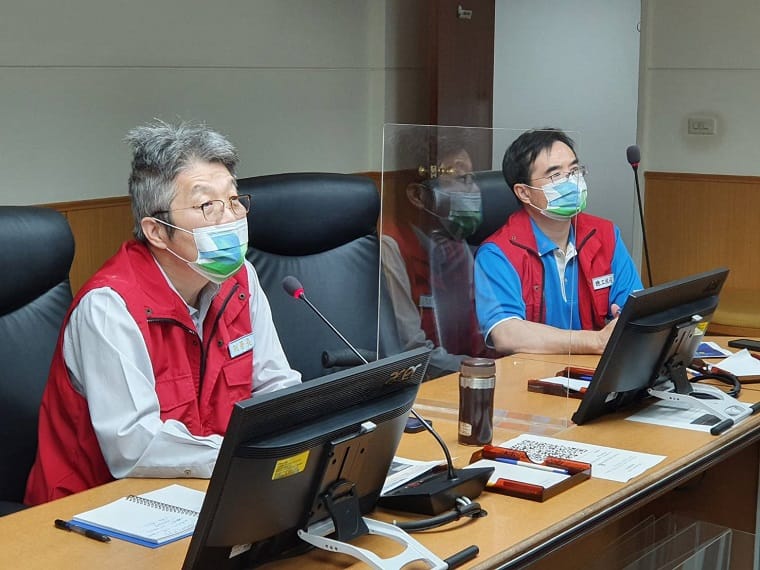 防範梅花颱風，水利署邀集新北、台北市水利首長及相關河川局、水資源局召開視訊會議。 圖：水利署提供