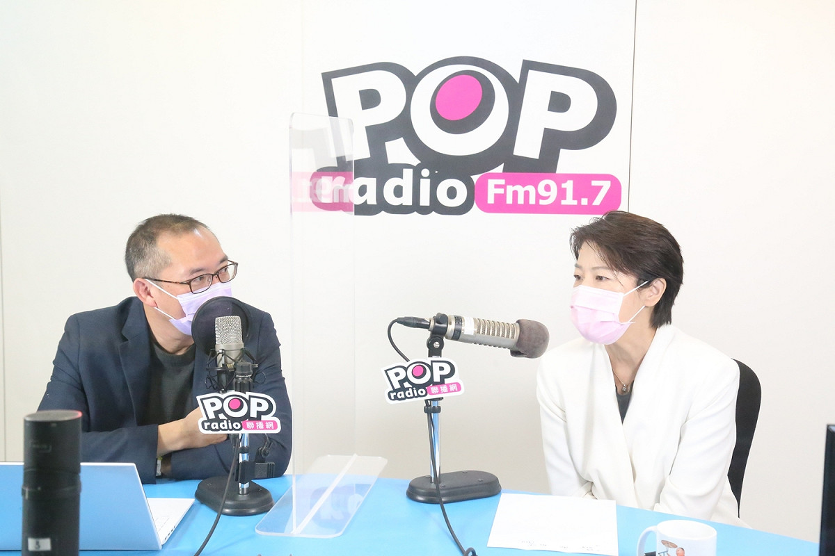 無黨籍台北市長參選人黃珊珊接受《POP撞新聞》專訪。 圖：《POP撞新聞》製作單位 / 提供