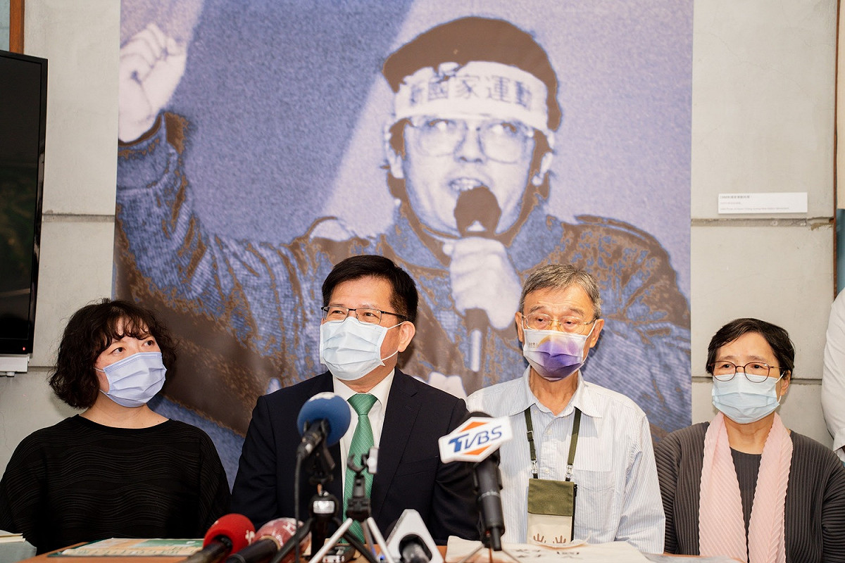 今（12）日為鄭南榕冥誕紀念，林佳龍批侯友宜違反民主人權價值觀，這種價值觀若不被檢視，很可能在關鍵時刻依中國的「反國家分裂法」、「國家統一法」行事。 圖：林佳龍辧公室提供