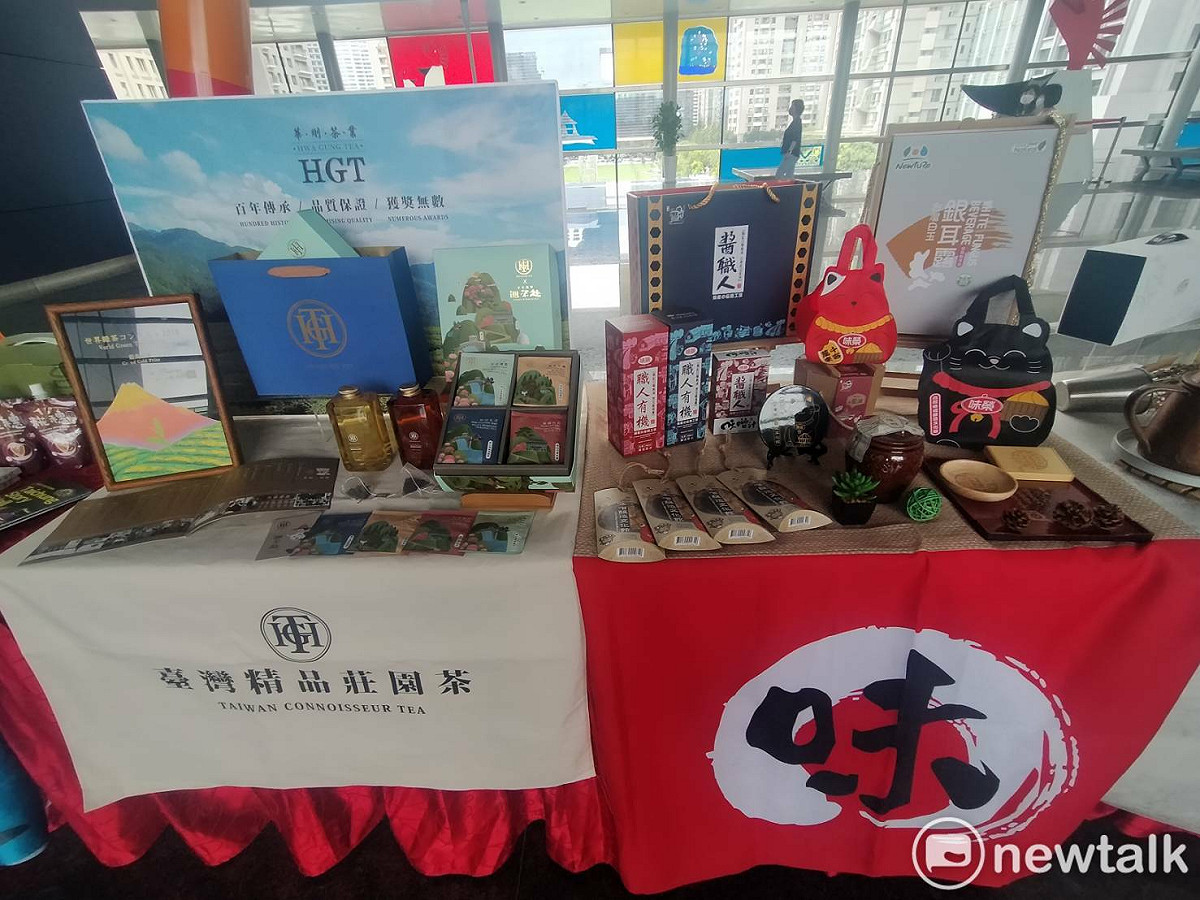 曾獲獎的廠商在活動現場設攤。 唐復年/攝