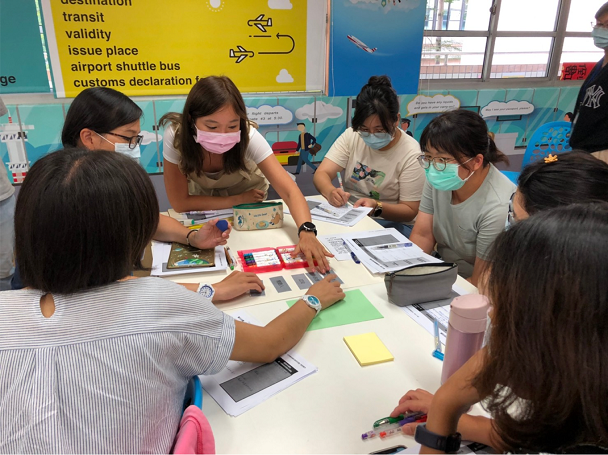 工作坊學員共同討論教案規劃。 圖：新北市文化局提供