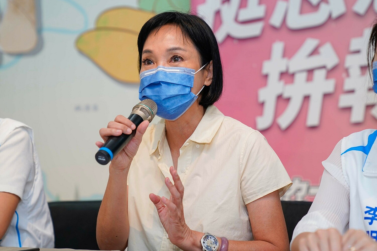 柯志恩表示未來會透過五大社群宣傳政見。 圖：柯志恩選辦提供