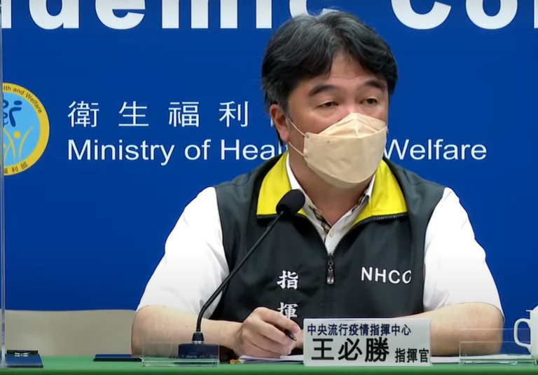 中央流行疫情指揮中心指揮官王必勝。 圖：中央流行疫情指揮中心／提供