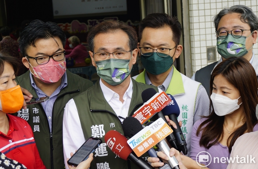 民進黨桃園市長參選人鄭運鵬。 圖：林昀真 / 攝（資料照）