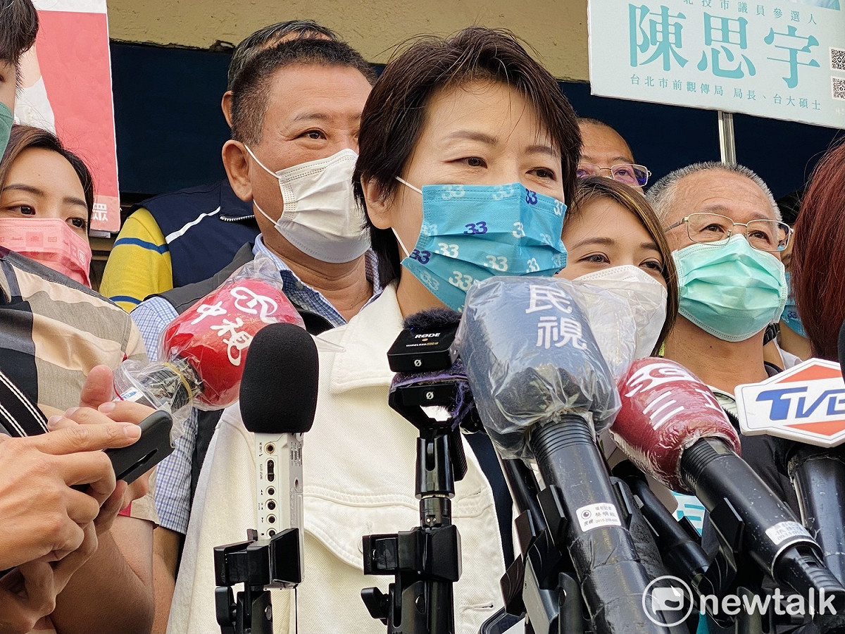 無黨籍台北市長參選人黃珊珊。 圖：周煊惠 / 攝（資料照）