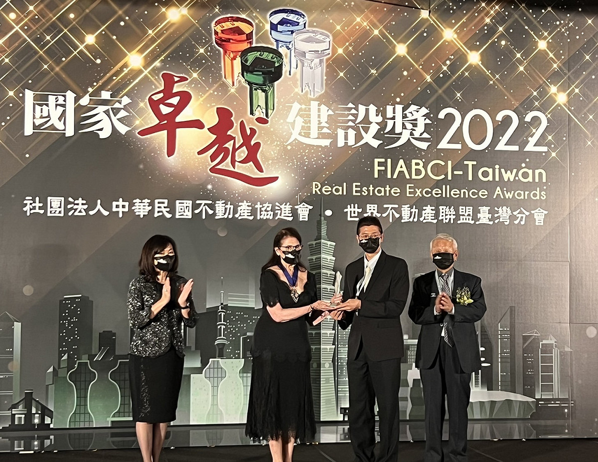 2022年國家卓越建設獎獲獎。 圖：新北市捷運局提供