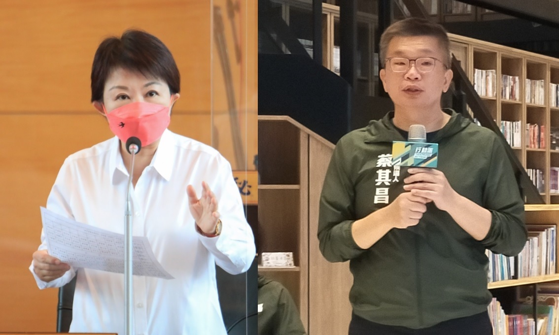 盧秀燕暗指中央瞧不起蔡其昌，蔡其昌回應「出來辯論！」 台中市政府/提供 新頭殼合成