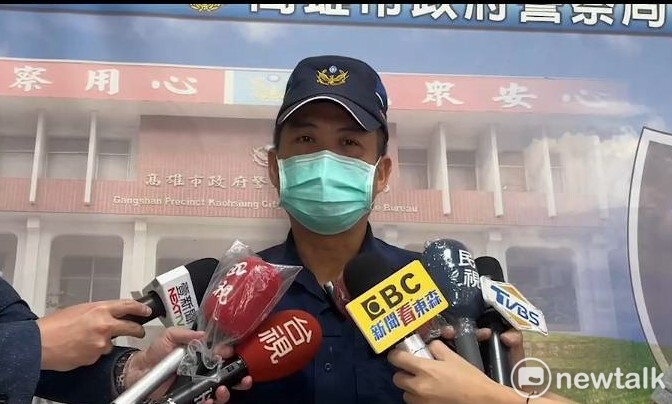 壽天派出所所長鄭全順出面說明。 圖：孫家銘攝