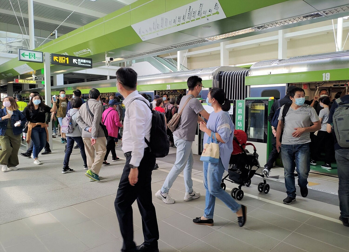 台中捷運運輸量於9/9累積達千萬人次。 圖：台中捷運公司／提供