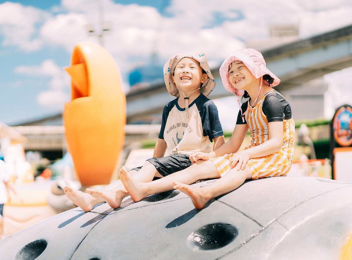 第一名作品「盛夏最燦爛的笑容」。 圖：新北市高灘處提供