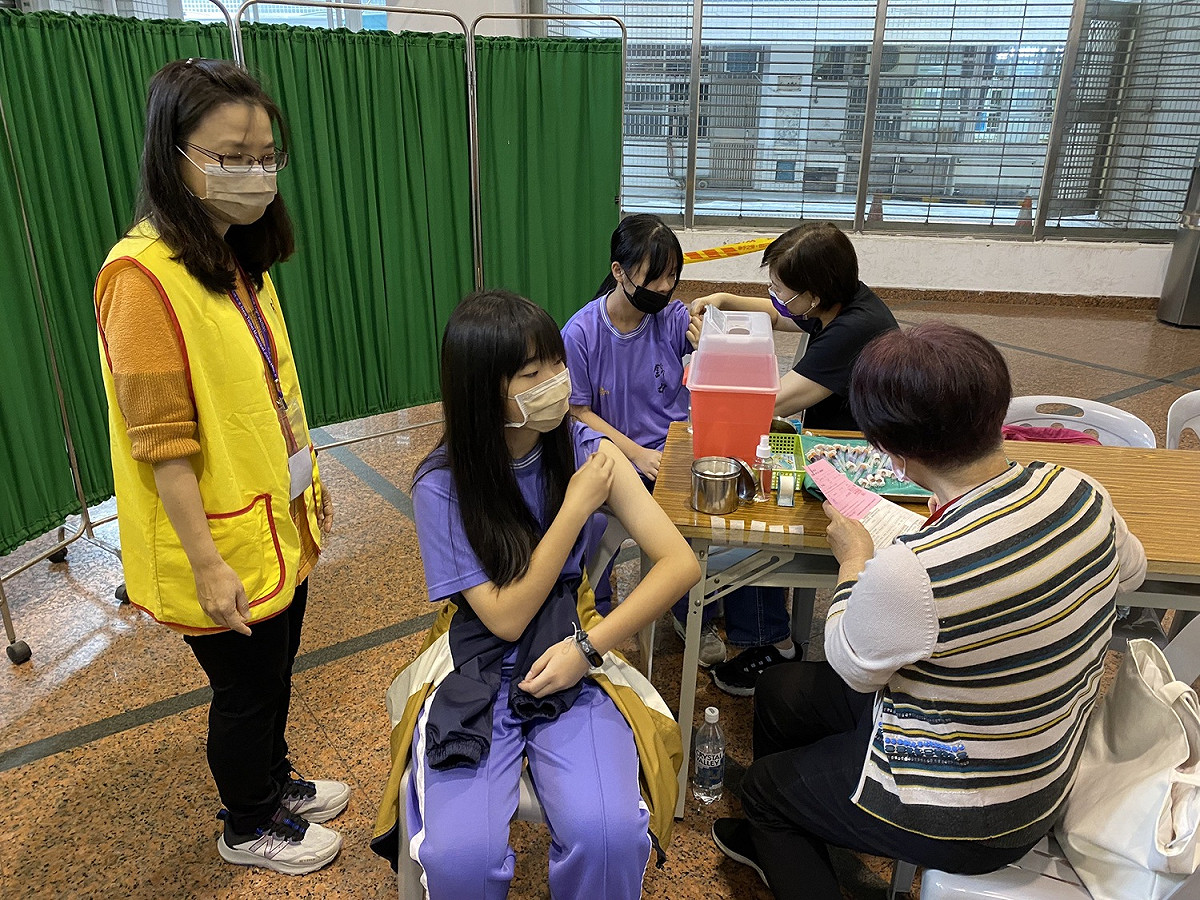 疫苗接種。 圖：新北市衛生局提供