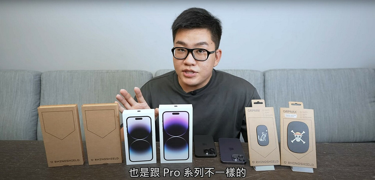 YouTuber Joeman前(14)日做出iPhone 14 Pro、Pro Max的超詳細開箱影片。 圖：翻攝自YouTube/ Joeman
