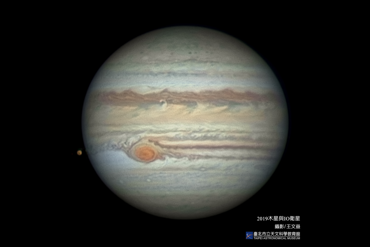 9月27日「木星」發生衝，今年的衝是60年來最接近地球的一次。 圖：台北市立天文館/提供