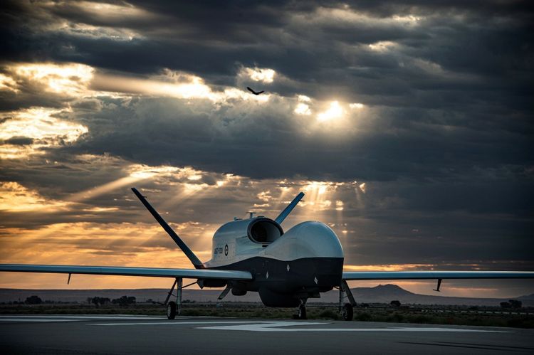 諾斯洛普格拉曼（Northrop Grumman）國防科技公司 15 日亮相澳洲空軍的「人魚海神」，預計將在 2024 年交付。 圖：翻攝自諾斯洛普格拉曼公司網頁