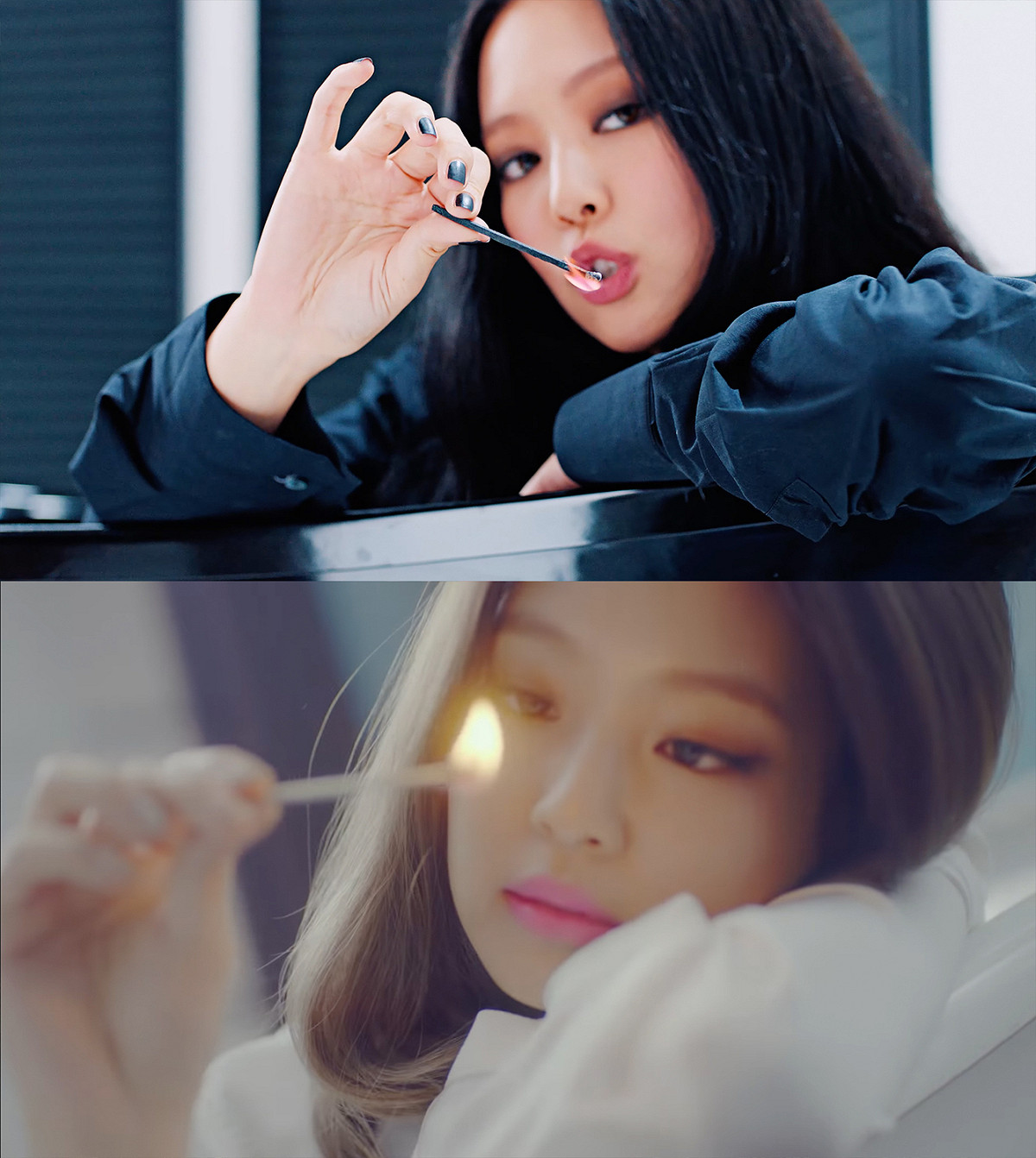 些許的道具變化，象徵在出道後的成長及影響力。 圖：翻攝自BLACKPINK YT頻道