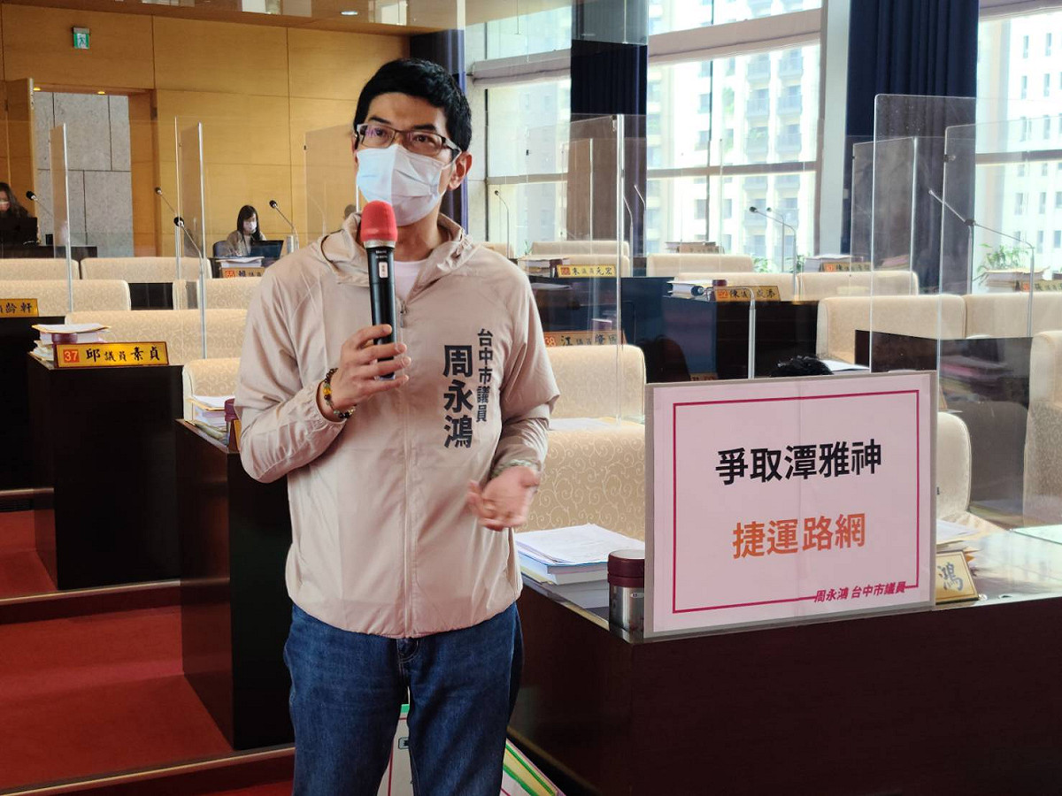 周永鴻表示，捷運橘線應該延伸神岡、豐原，而不是只開到機場。 周永鴻/提供