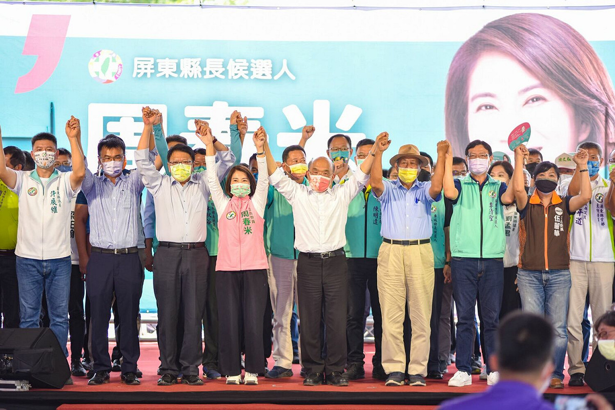 進駐競選總部邀蘇貞昌站台 周春米：團結力量大