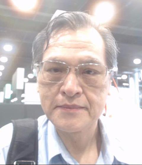 國安局長陳明通遭爆料的入境泰國海關刷臉照。 圖：翻攝自推特@Andreny45652235