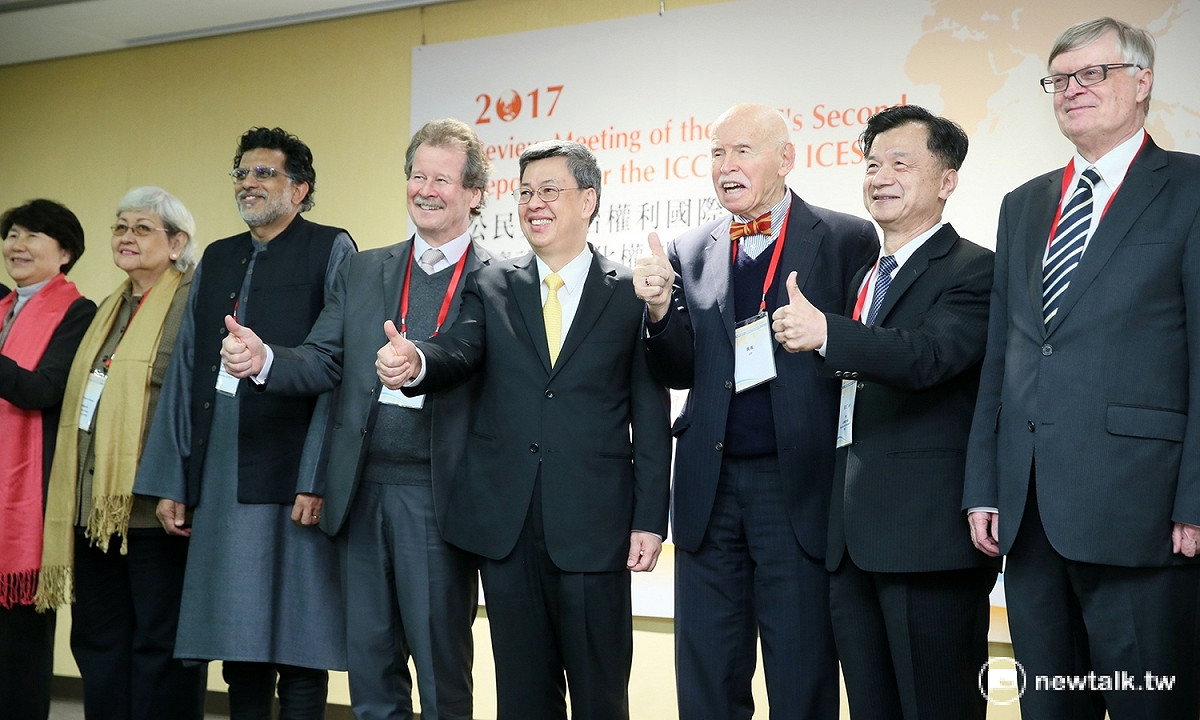副總統陳建仁16日出席第二次國家報告國際審查會議。 圖：新頭殼資料照片