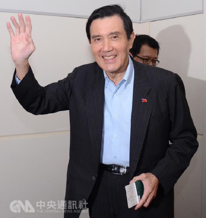 總統府24日晚間證實，已收到前總統馬英九2月訪美的申請，近期將依法辦理相關的審核。 圖：中央社資料照片