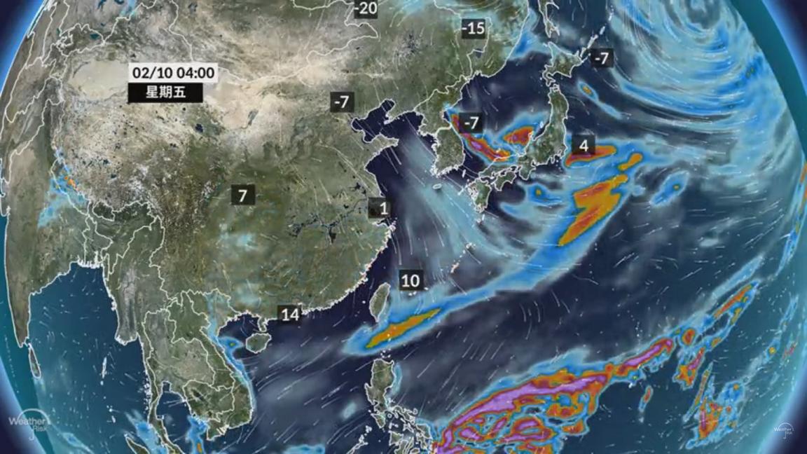 氣象專家指出， 預計入冬以來最強冷氣團將在9日南下，最低溫可降至10度以下。 圖：翻攝youtube。
