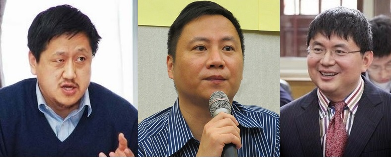 六四是中國一個重要的分水嶺。六四之後，肖建華、王丹、孔慶東(由右至左)3位北大人走的便是一條完全不同之路。 圖：新頭殼合成照/翻攝網路