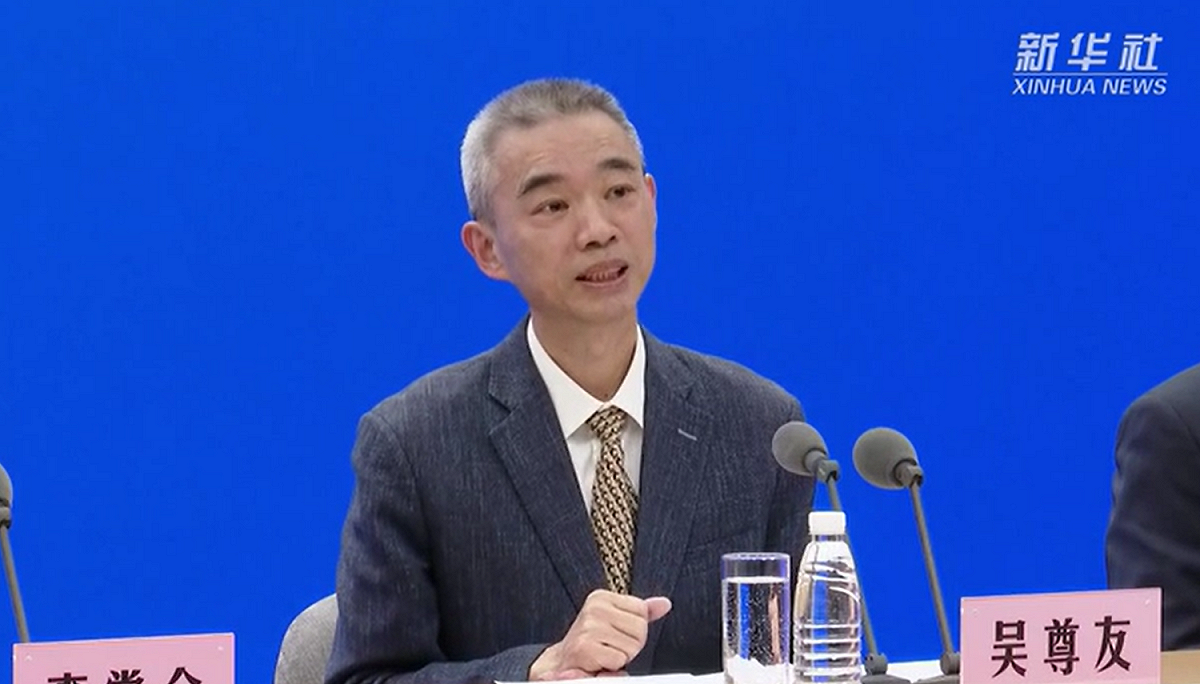 中國疾控中心流行病學首席專家吳尊友 圖: 翻攝自中國《新華社》