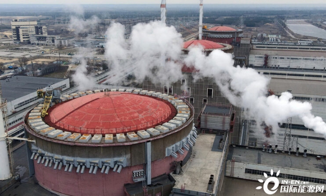 烏克蘭南部的核能發電廠。 圖 : 翻攝自國際能源網
