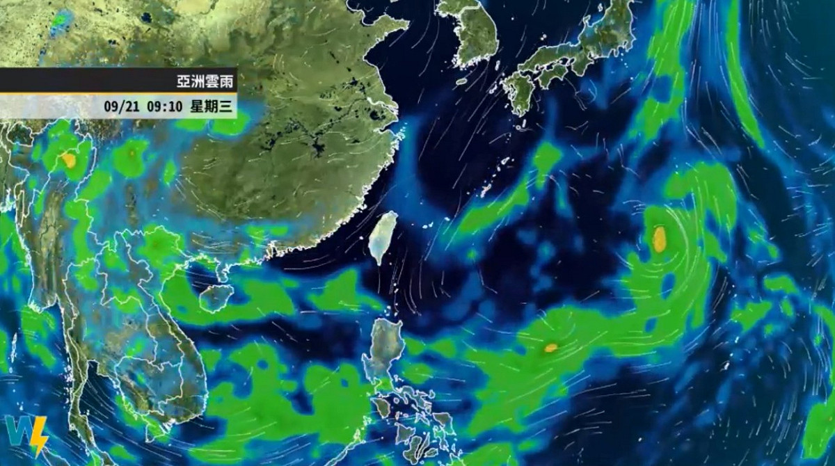 東北風影響，今明兩日將有感降溫。 圖：取自天氣風險公司臉書
