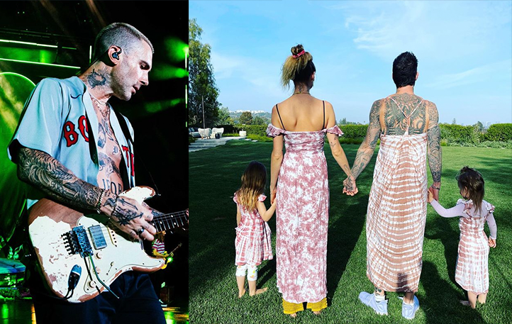 知名樂團主唱亞當李維被爆出婚外情，調情對話全曝光。 圖：翻攝自Adam Levine IG