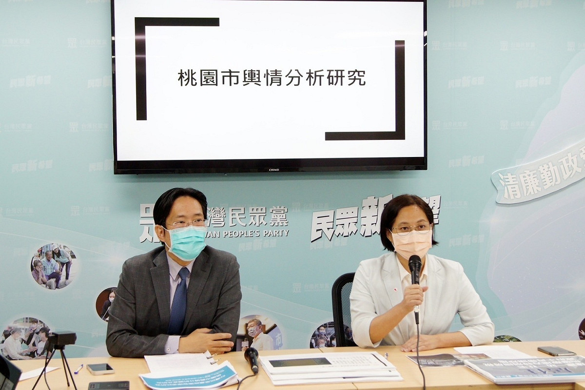 民眾黨桃園市長參選人賴香伶、民眾黨立委張其祿。 圖：賴香伶競選辦公室 / 提供