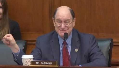 美國聯邦眾議員謝爾曼（Brad Sherman） 圖 : 翻攝自搜狐 (資料照片)