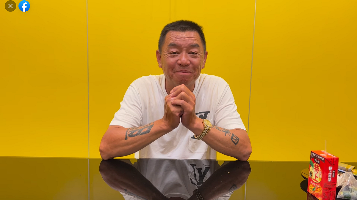 廖老大宣布退出網路，不再做直播。 圖：翻攝自賽車教父-廖老大臉書
