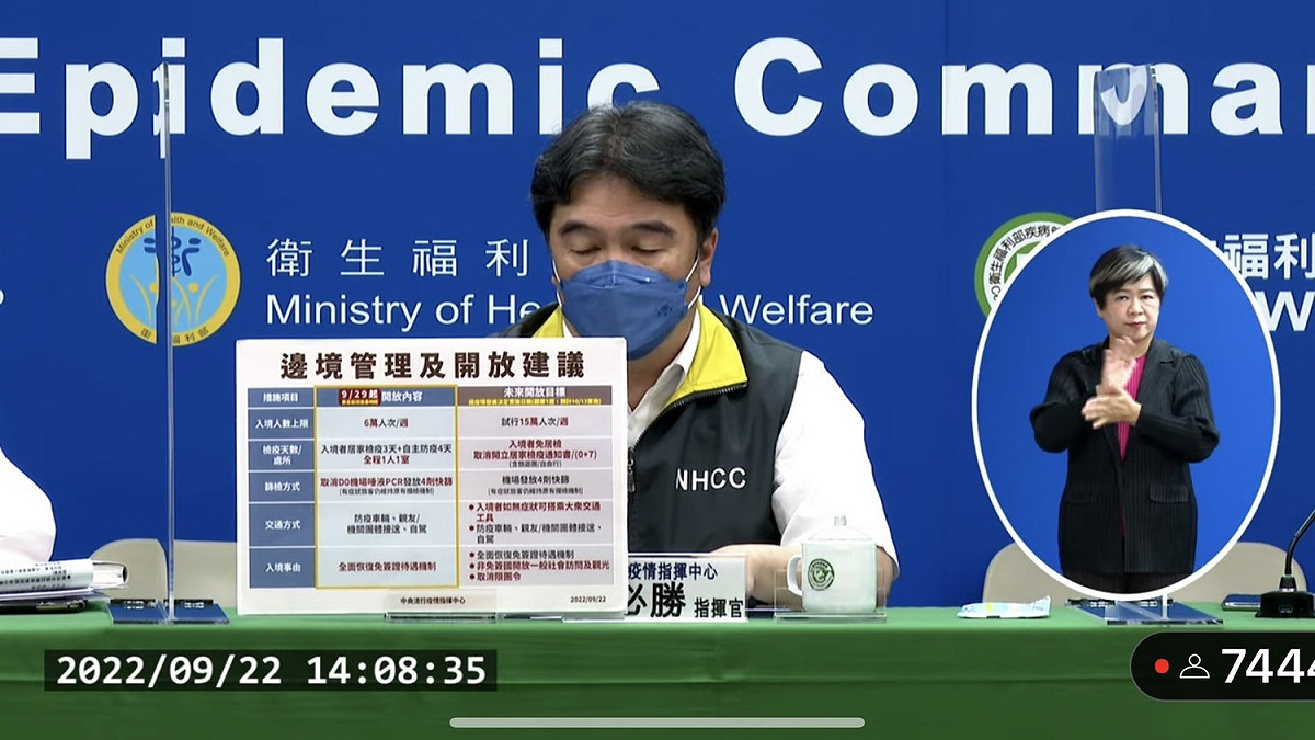 中央流行疫情指揮中心指揮官王必勝 圖：中央流行疫情指揮中心/提供