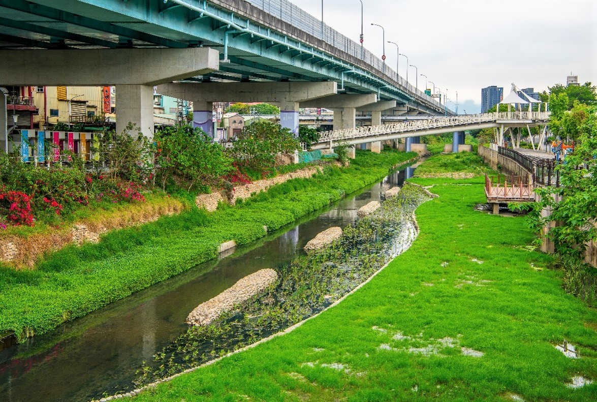 新北水環境蛻變-湳仔溝。 圖：新北市環保局提供