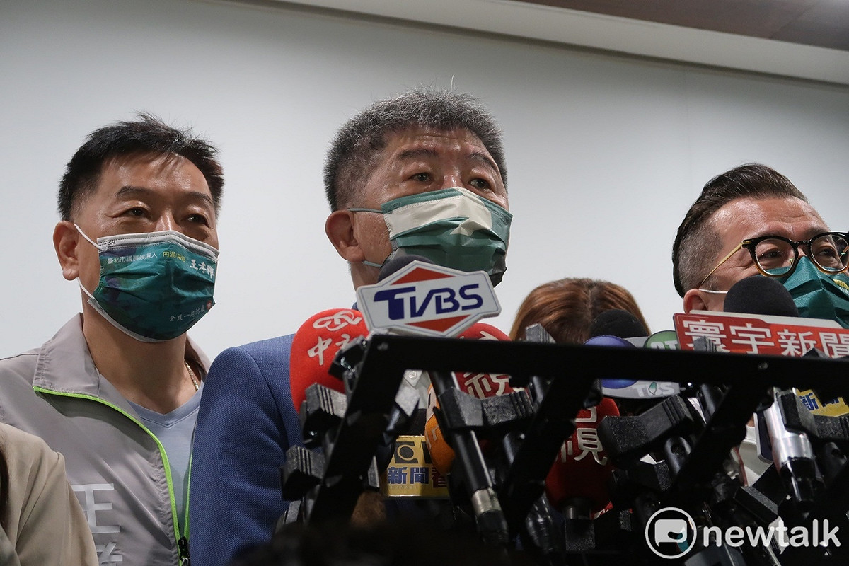 民進黨台北市長候選人陳時中23日上午出席2022台北國際連鎖加盟大展秋季展。 圖：林朝億/攝